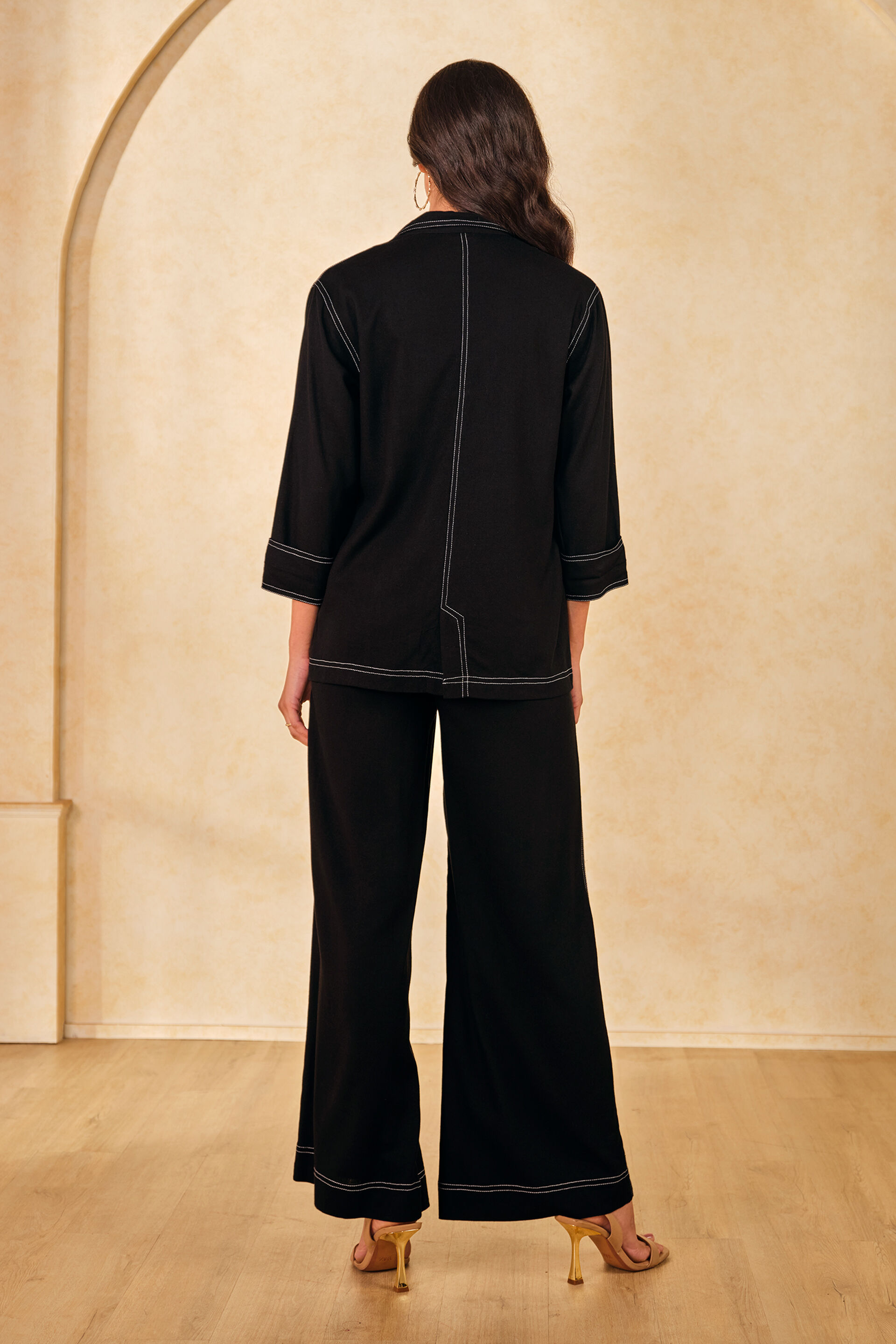 Midnight Barbie Viscose Blend 2-Piece Set, Black, image 5