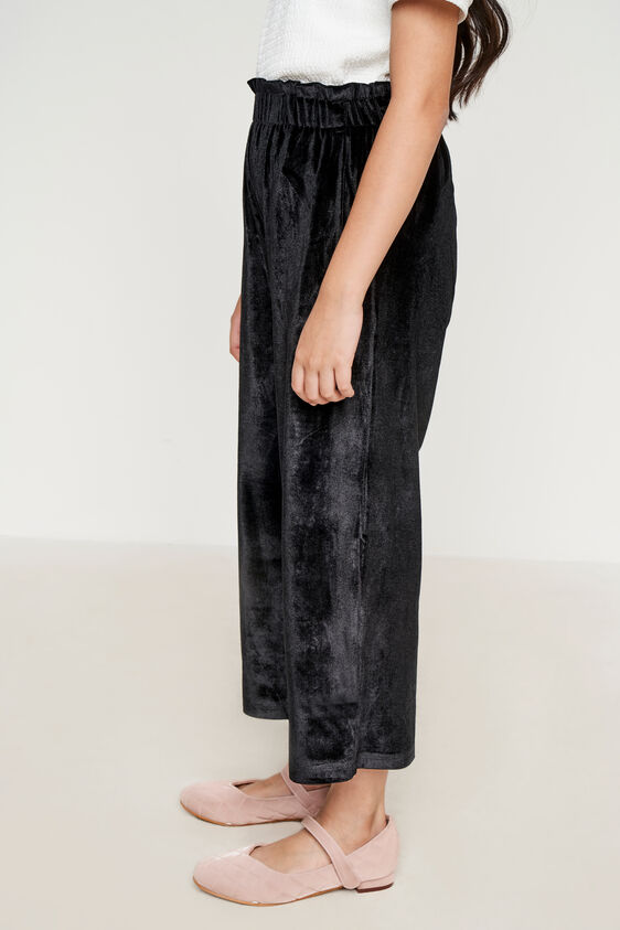 Black Solid Regular Bottom, Black, image 3
