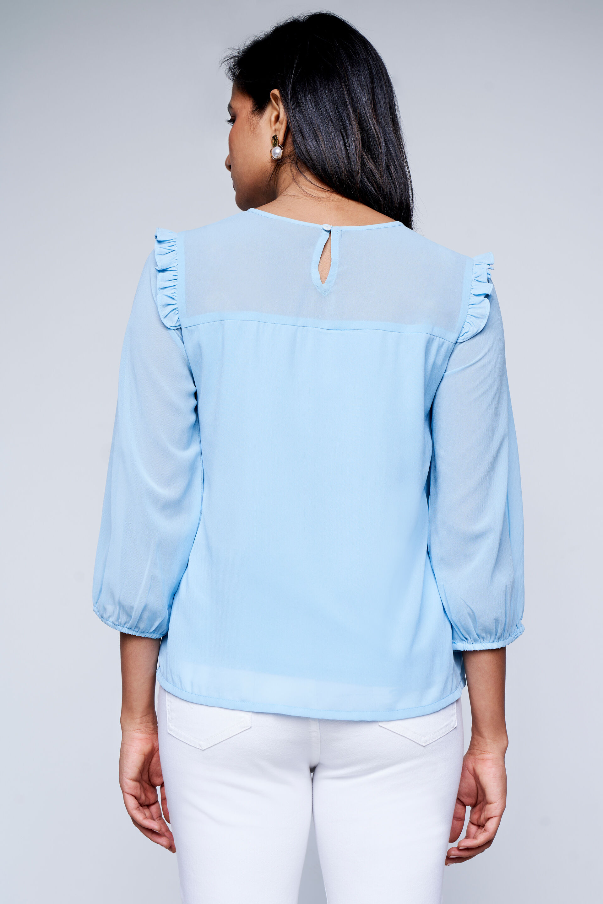 Blue Dreamer Top, Powder Blue, image 5