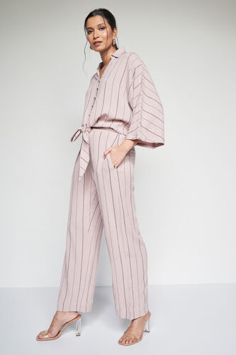 Pinstripe Pair Co-ords Set, Pink, image 2