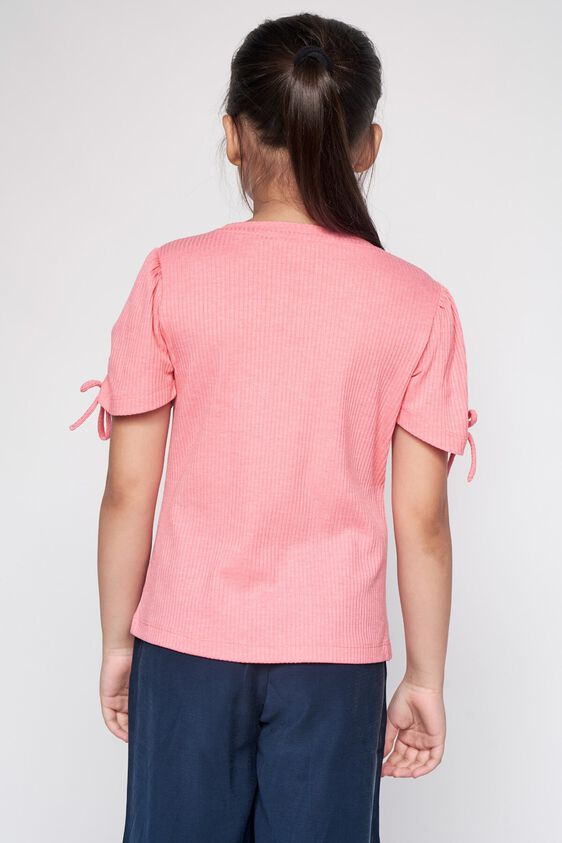 4 - Pink Solid Straight Top, image 4