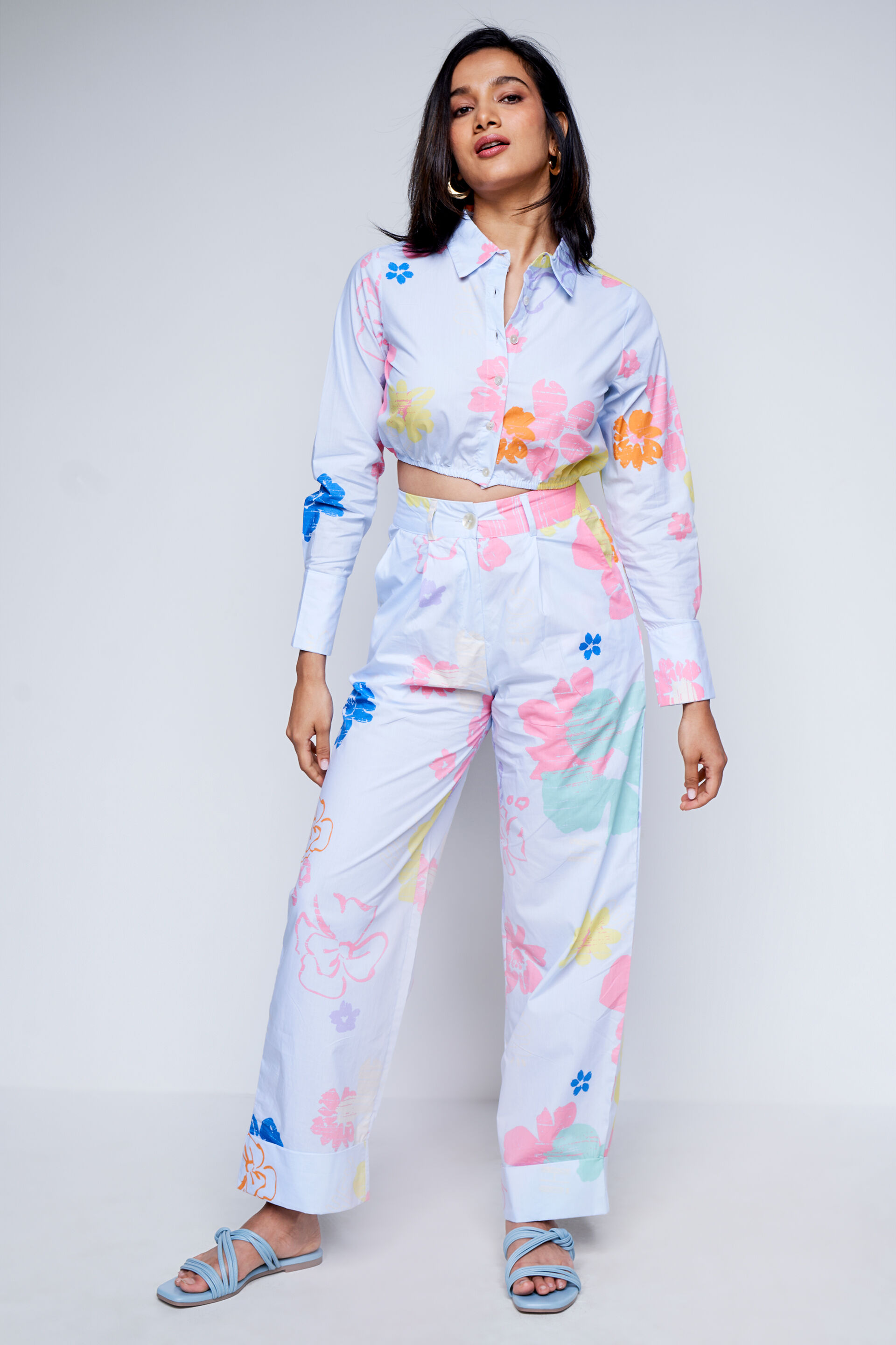 Sky Blue Candy Shop Coord Set, Sky Blue, image 1