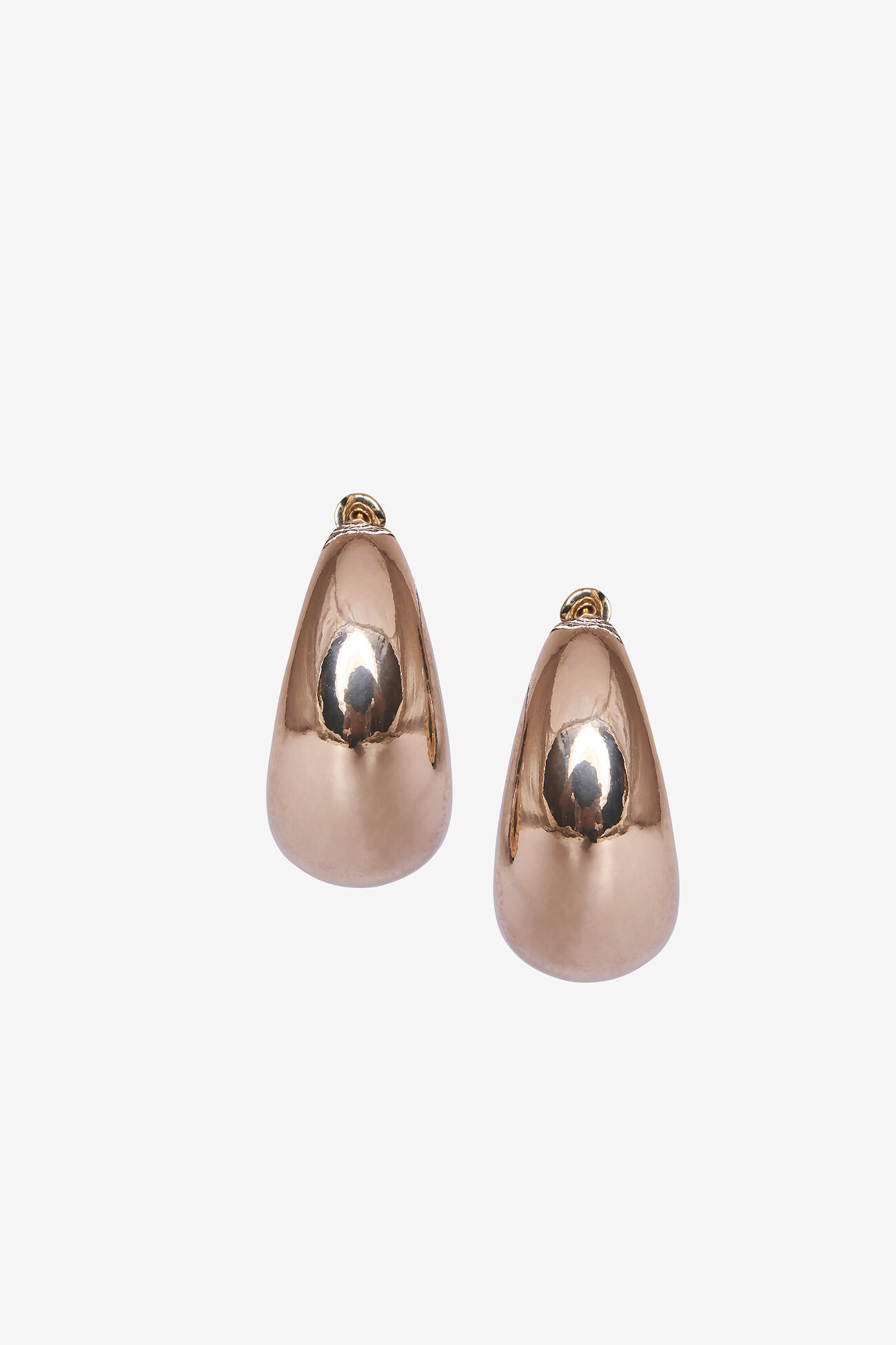 Chunk of Gold Hoop Earrings, , image 1
