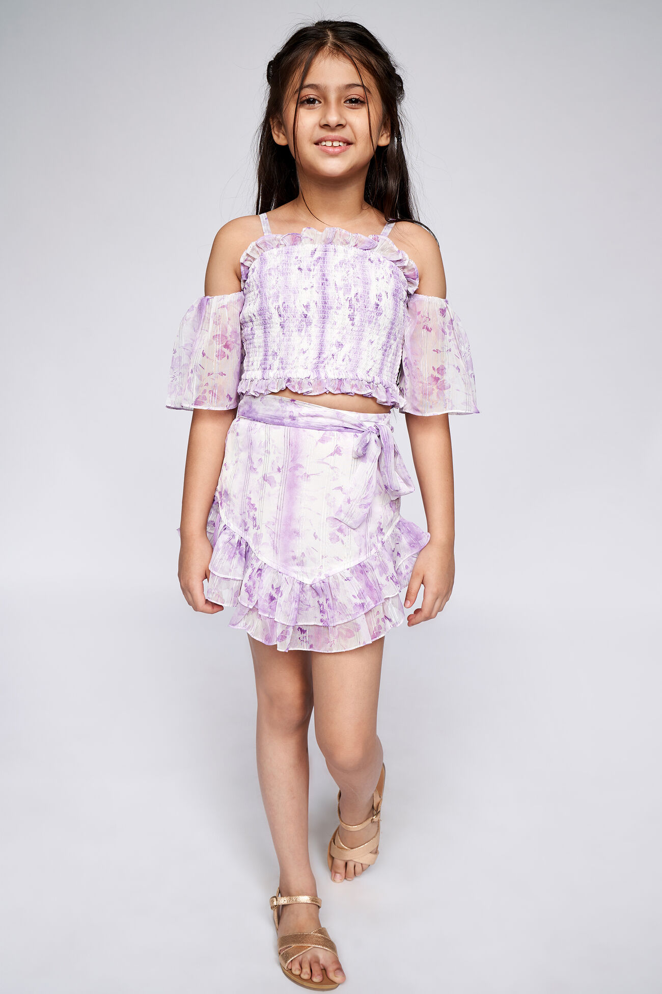 2 - Lilac Tie & Dye Asymmetric Set, image 2