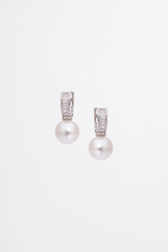 Off White Brass Earring, , image 1