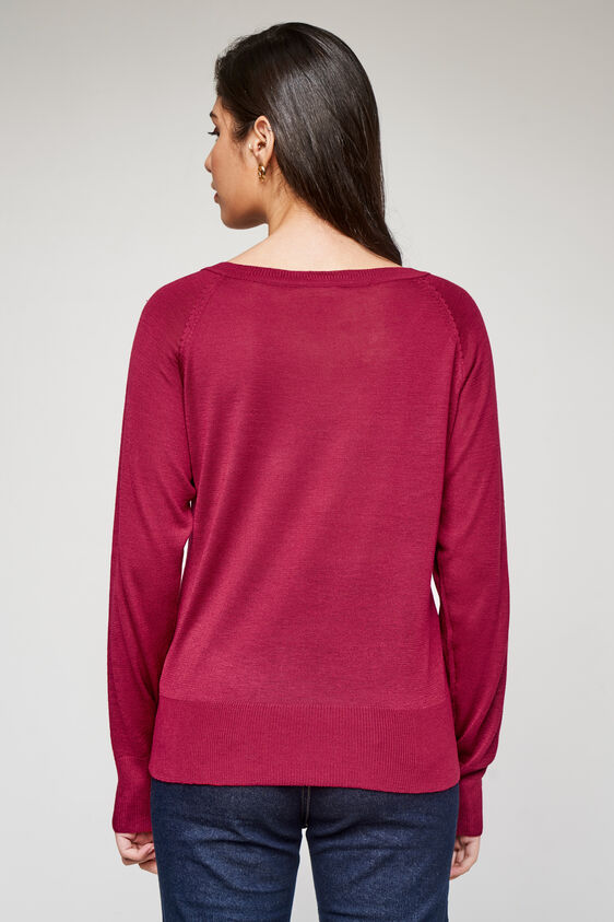 Solid Straight Top, Red, image 5