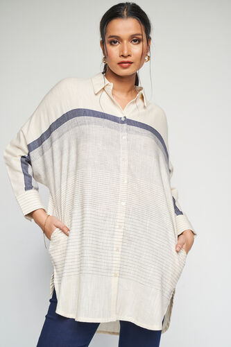 Coastal Calm Top, Cream, image 1