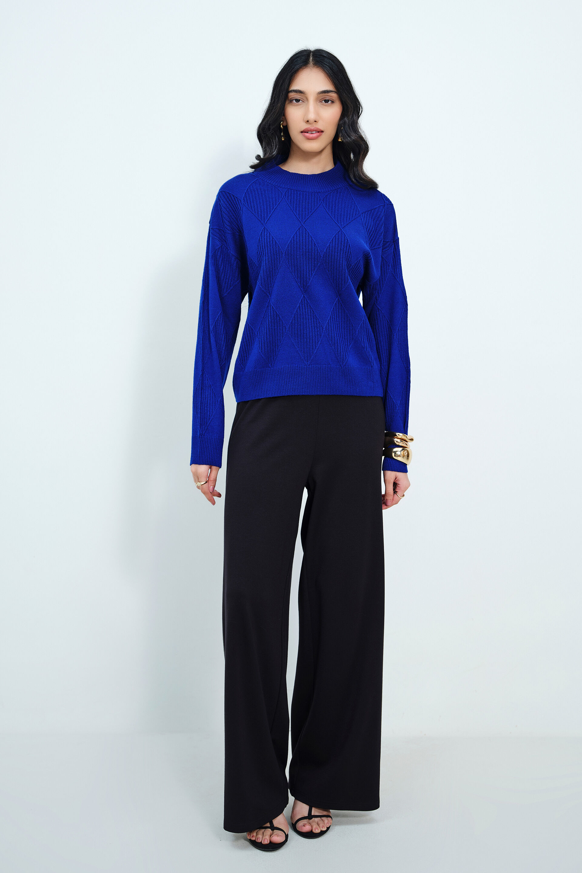 Cobalt Rush Sweater, Blue, image 1