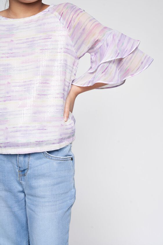 7 - Multi Color Abstract Straight Top, image 7