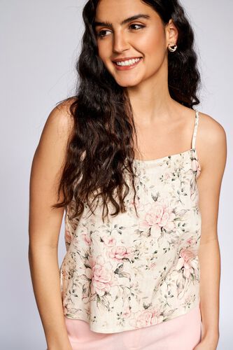 1 - Light Pink Floral Straight Top, image 1