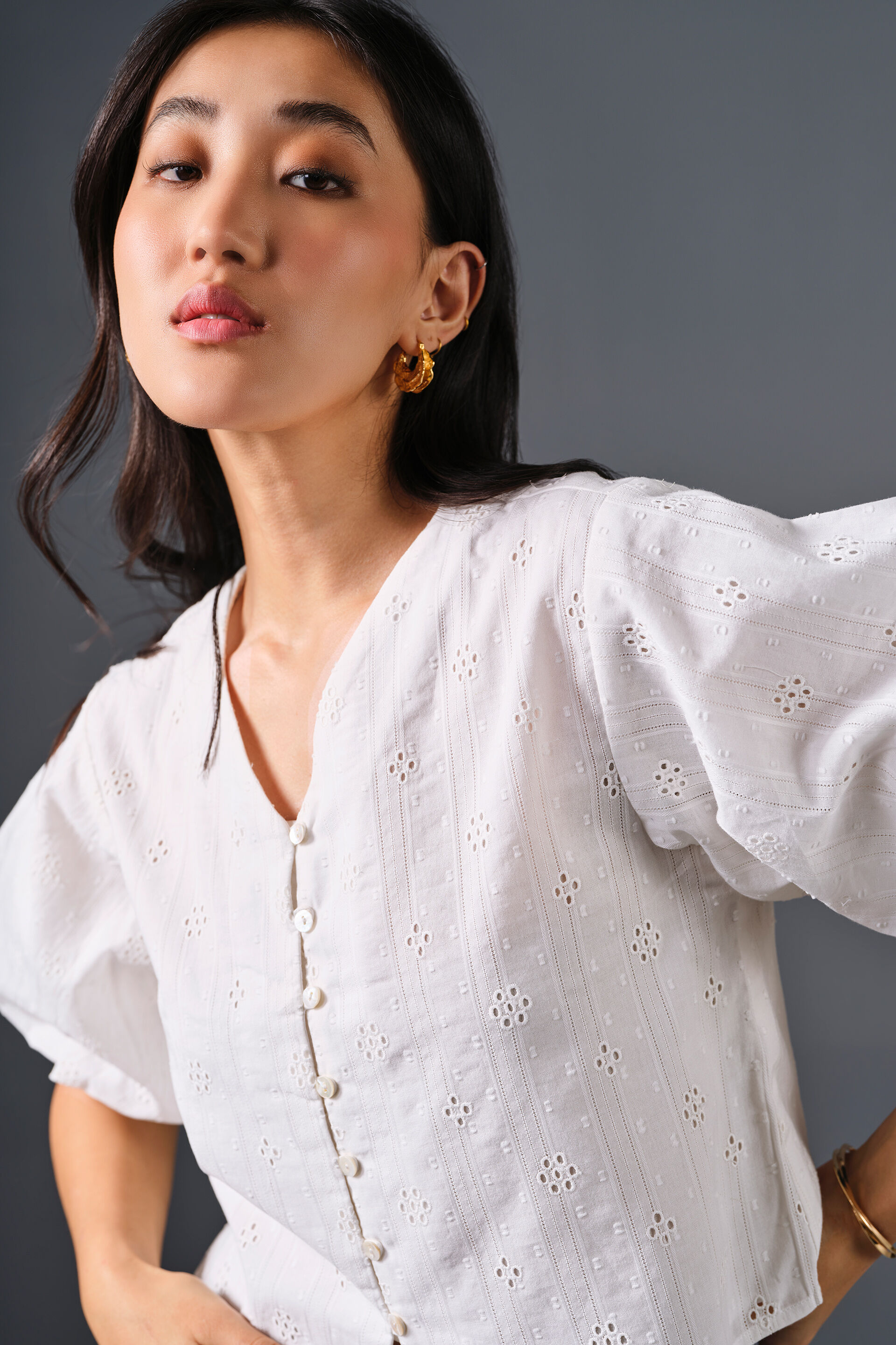 Ivory Cloud Top, White, image 5