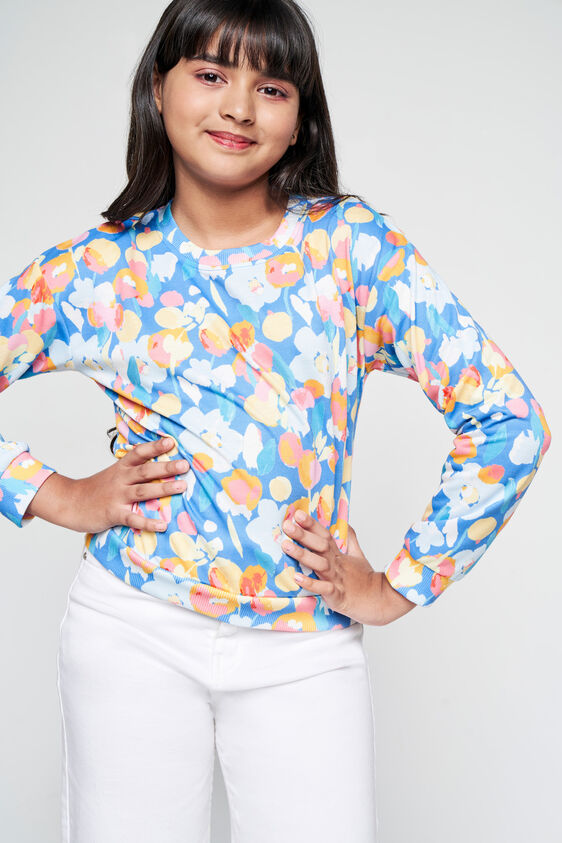 Sweet Shapes sweatshirt, Blue, image 2