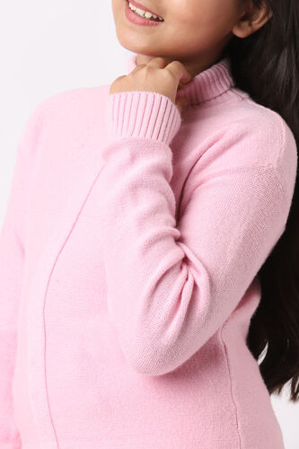 Pink Solid Straight Top, Pink, image 5