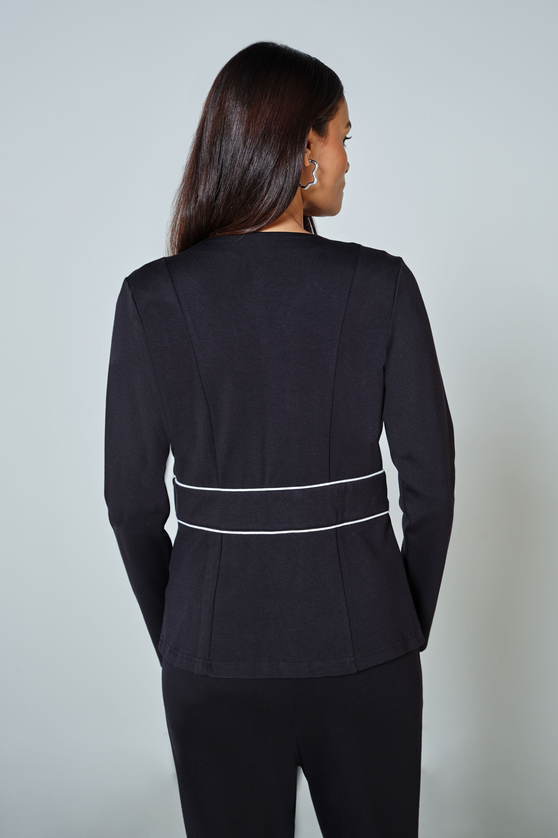 Marissa Monochrome Jacket, Black, image 3