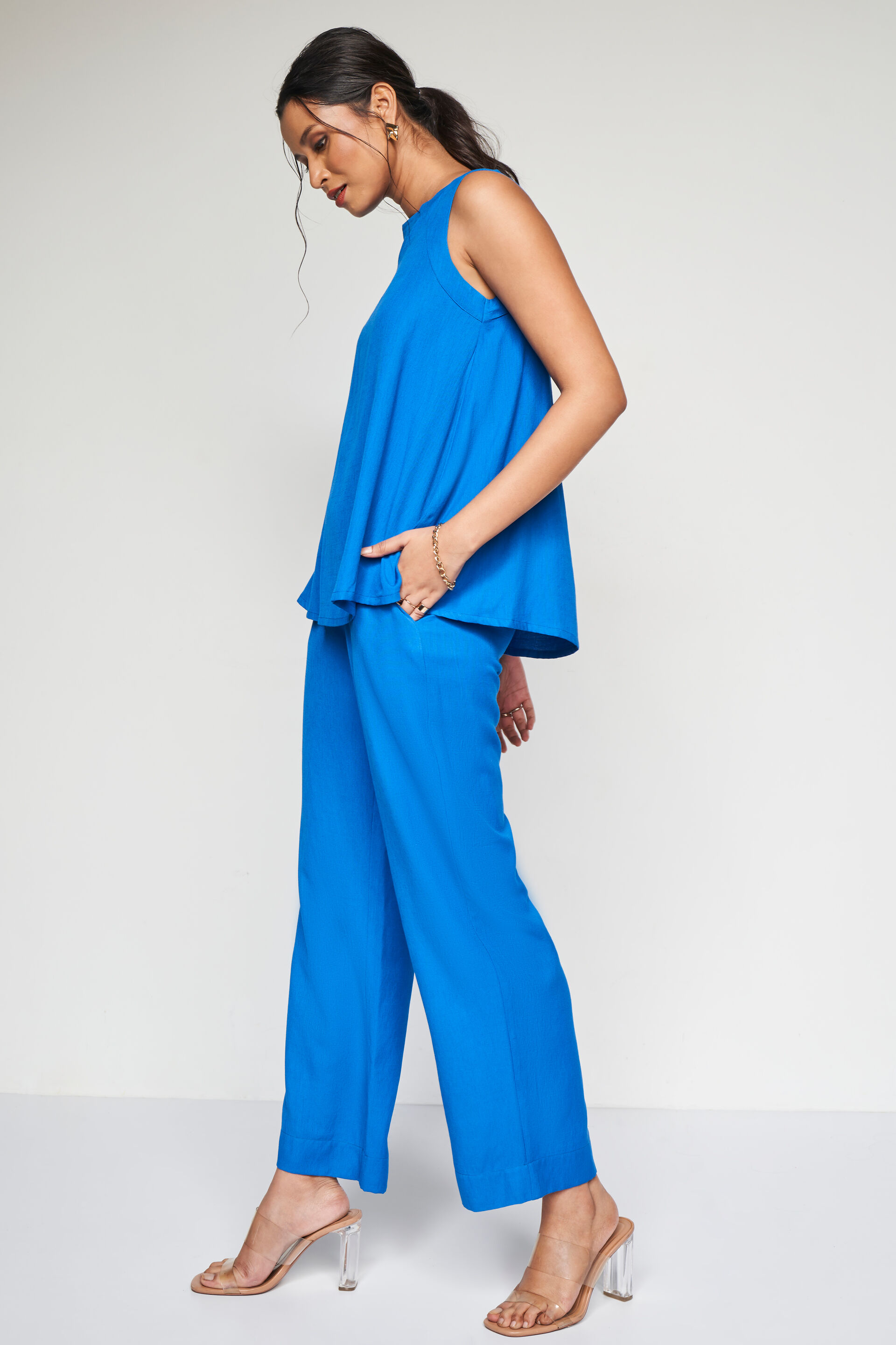 Breezy Elegance Co-ords Set, Blue, image 2