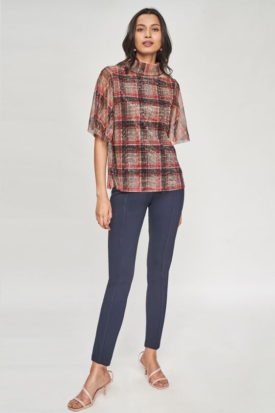 2 - Navy Blue Solid  Bottom, image 2