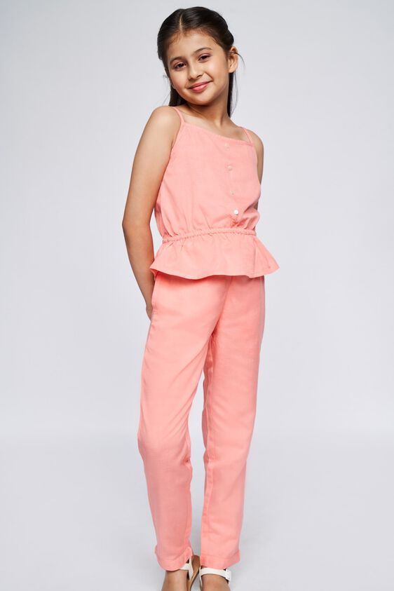 2 - Pink Solid Flounce Set, image 2