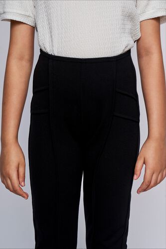 4 - Black Solid Straight Bottom, image 4
