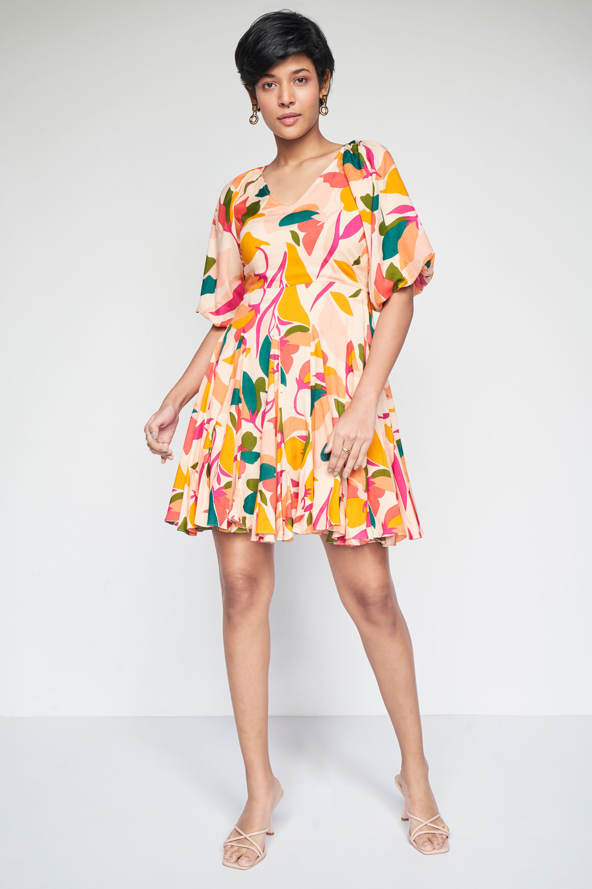 Colour Cascade Dress, Multi Color, image 3