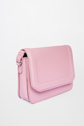 Pink Polyurethane Ladies Purse L, , image 2