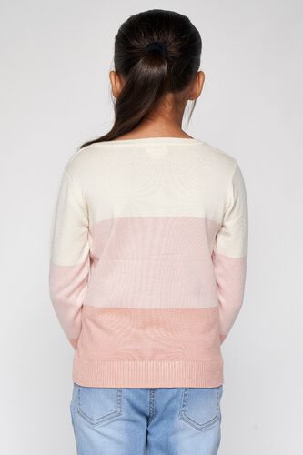 4 - Peach Colour blocked Straight Top, image 4