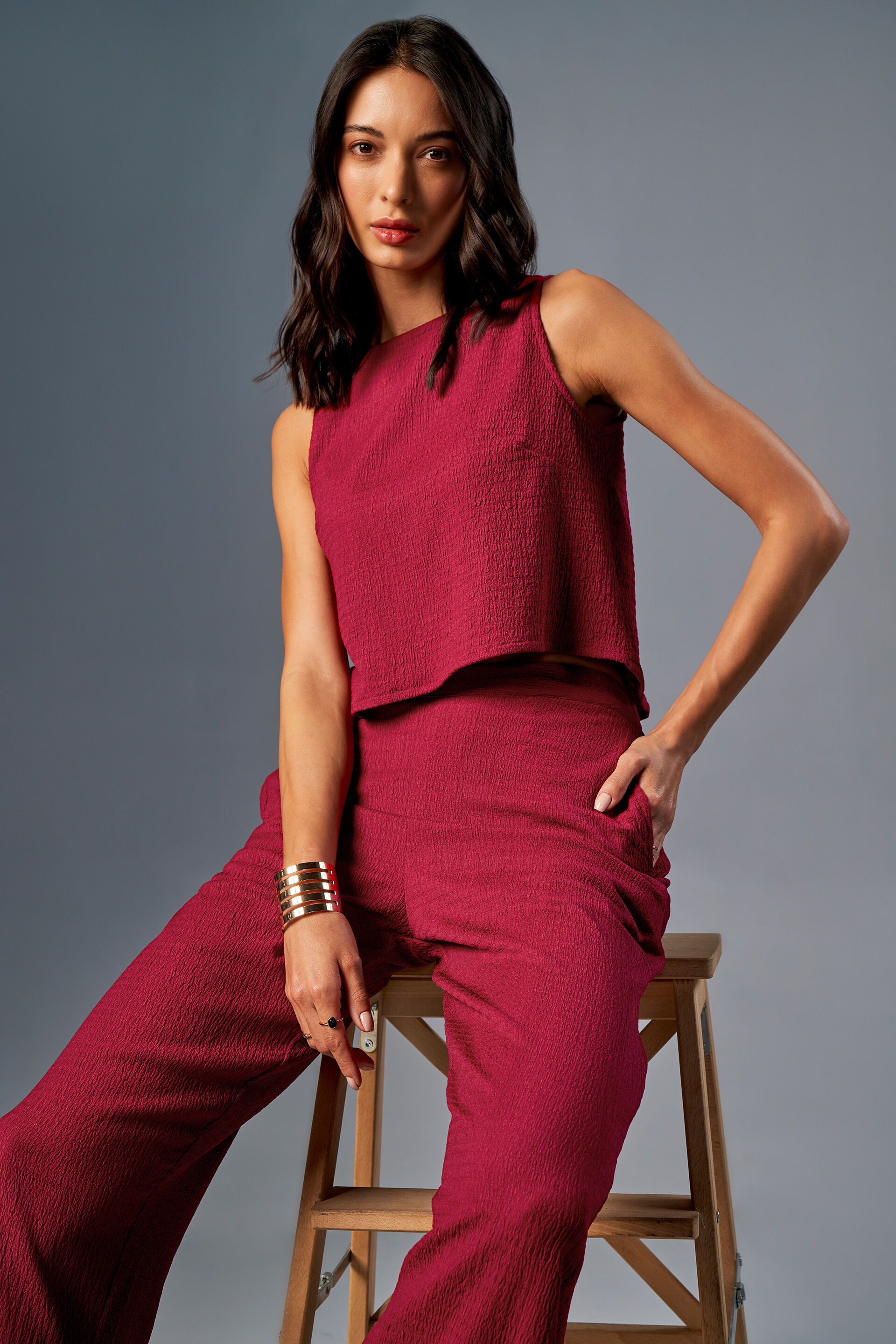 Smooth Finesse Set, Maroon, image 5