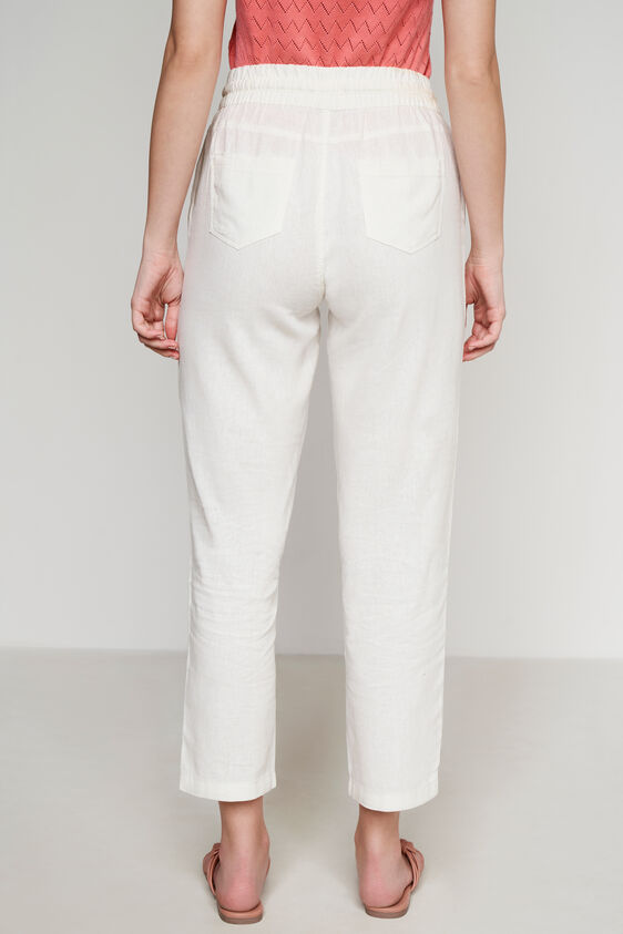 Linen Trouser, Off White, image 3