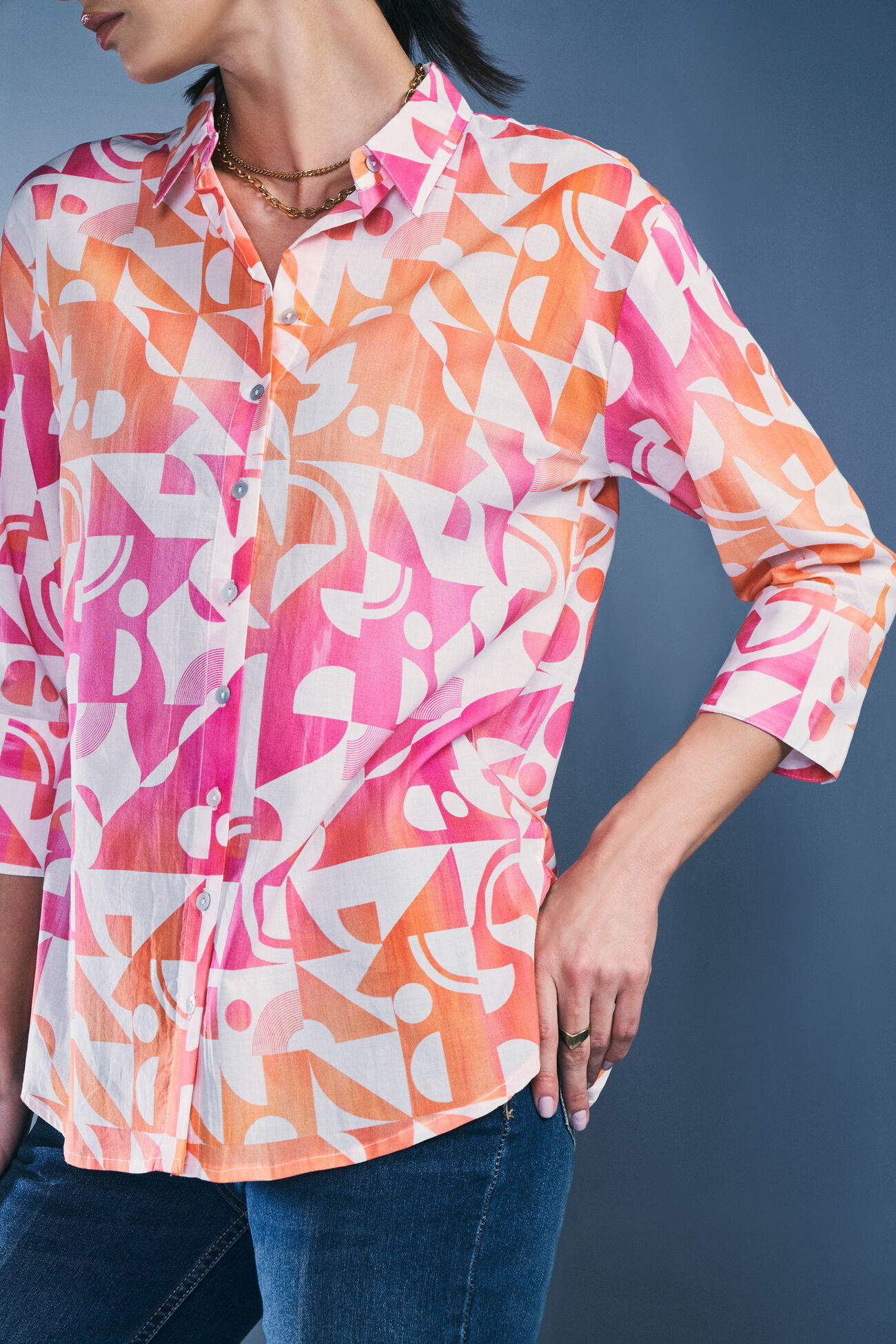 Coral Candy Shirt, Coral, image 5