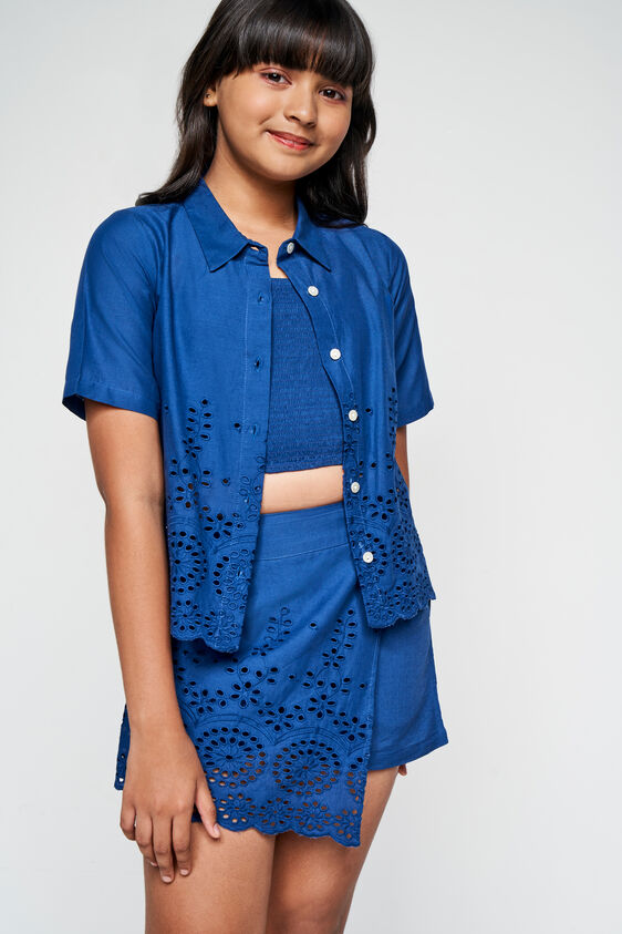 Ocean Breeze Co-ord Set, Navy Blue, image 2