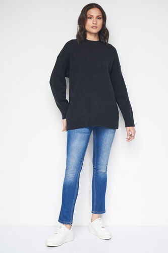 Aspen Over-Sized Sweater, Black, image 4