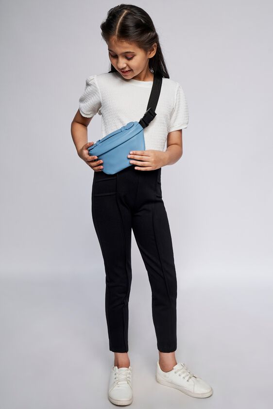 1 - Black Solid Straight Bottom, image 1
