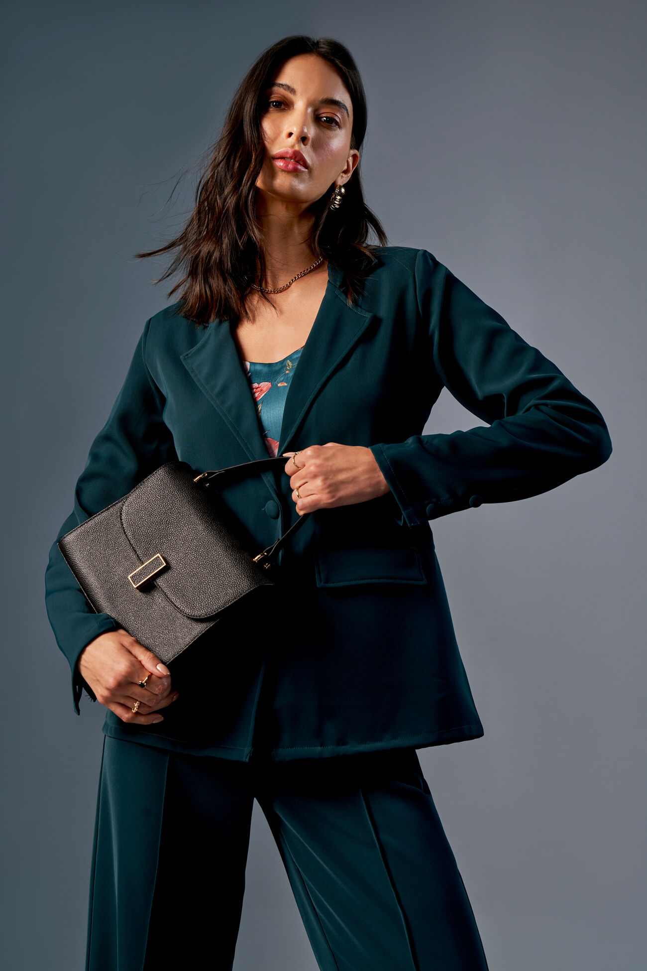 Buy our Boardroom Chic Coord Set online from ANDIndia SC F23AV0033PSPTW