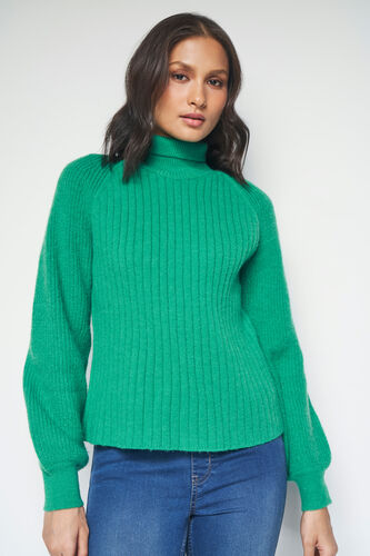 December Daze Sweater, Green, image 1
