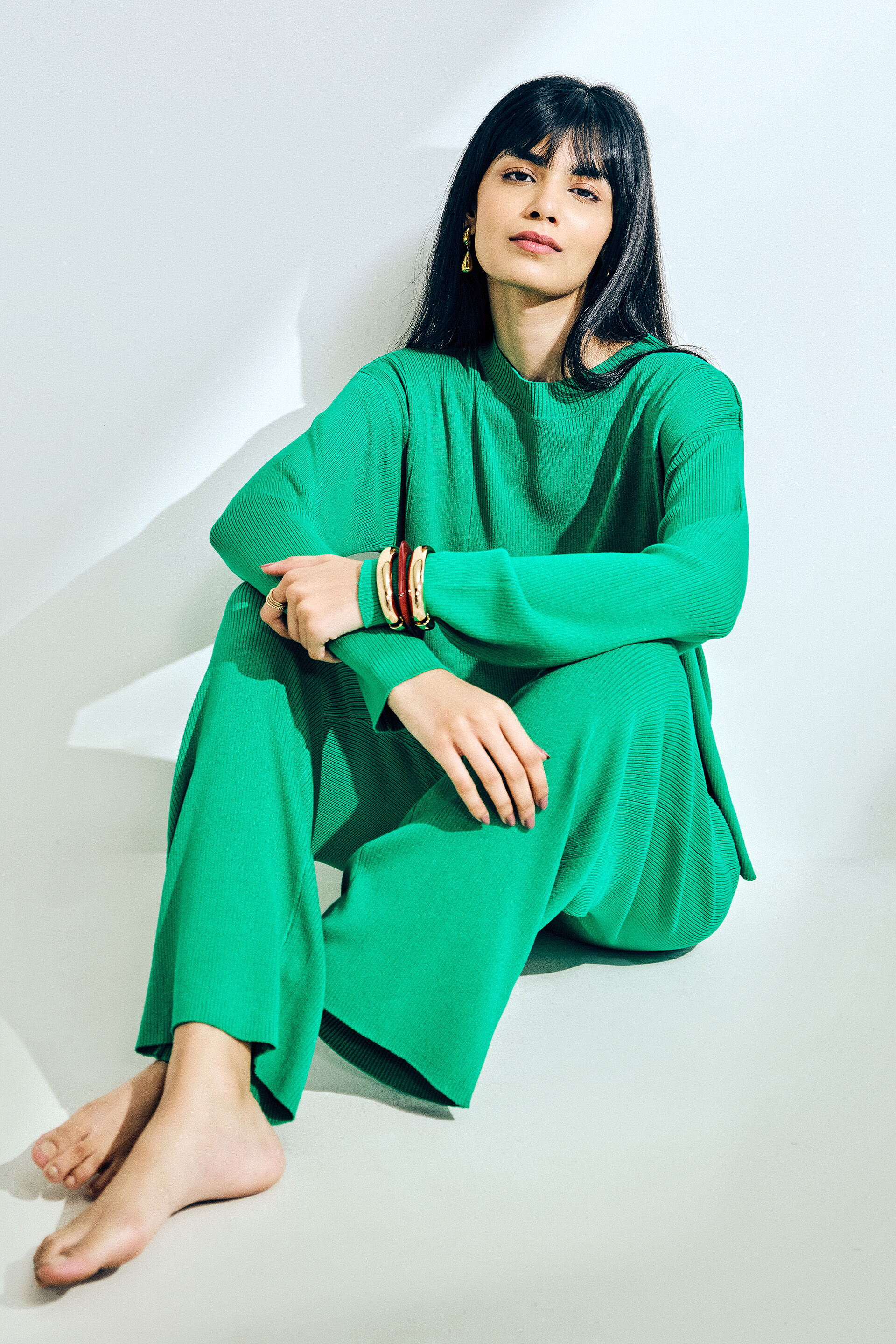 Cool Green Drift Co-ord Set, Green, image 3