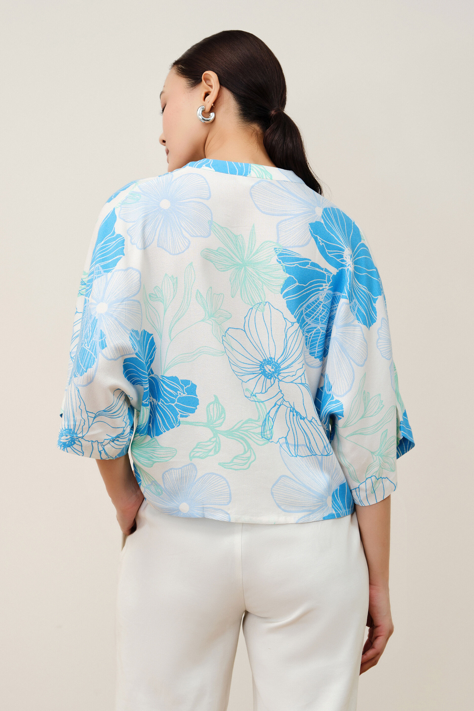 Flora Top, Blue, image 5
