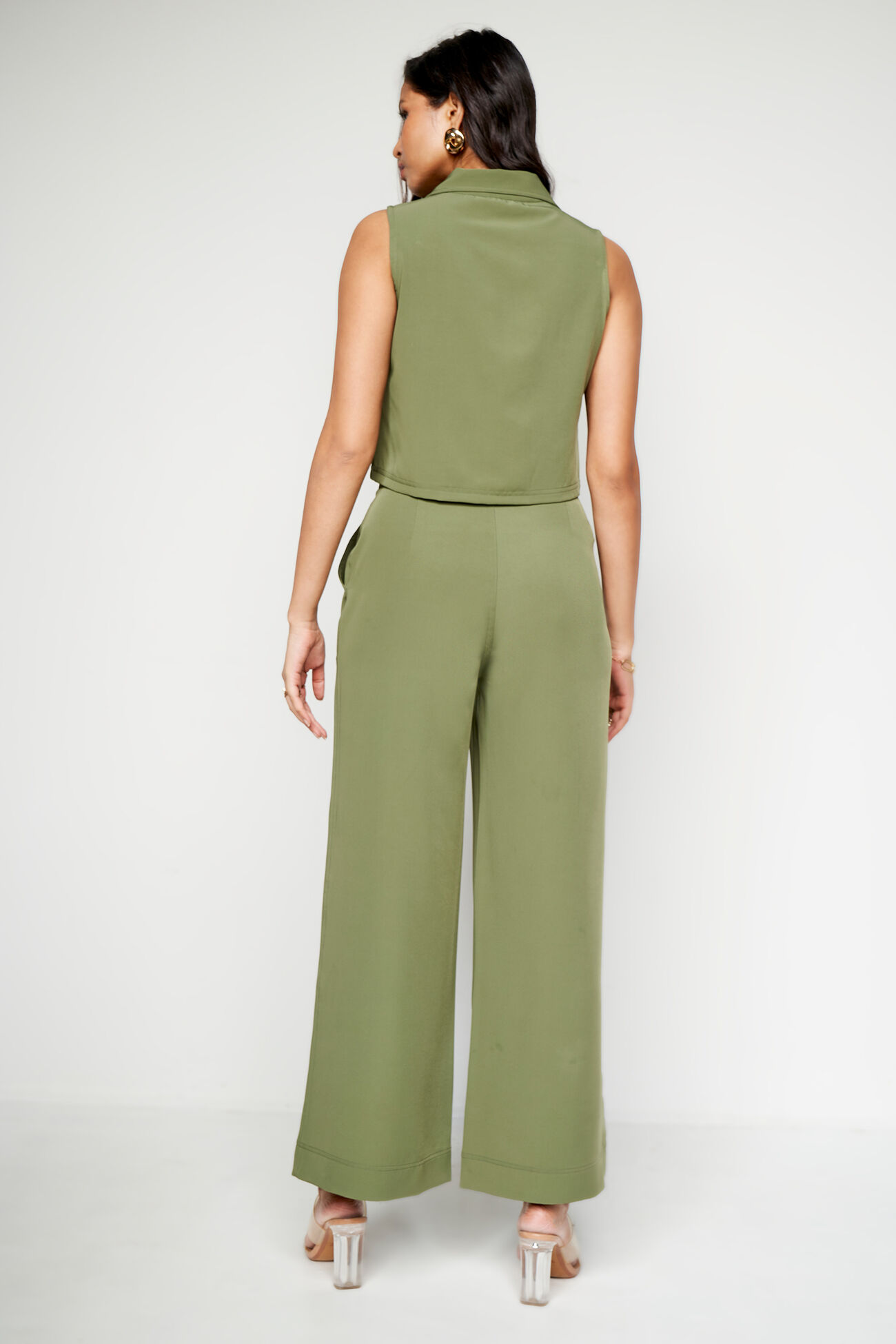 Safari Chic Co-ords Set, Olive, image 13