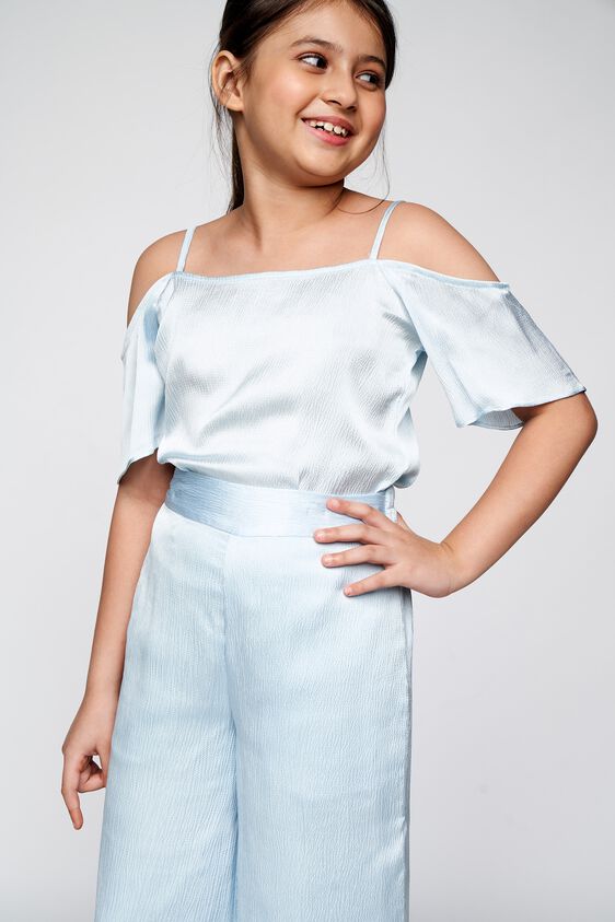 1 - Powder Blue Solid Straight Set, image 1