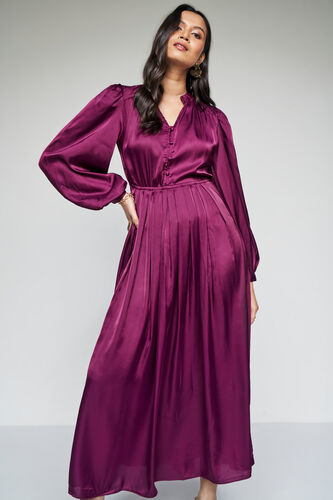 Diana Maxi Dress, Wine, image 5