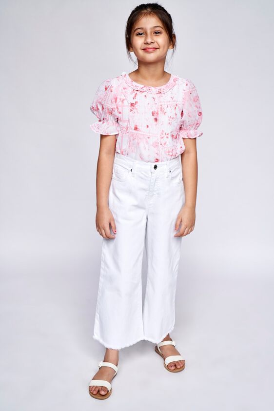 3 - Pink Floral Straight Top, image 3