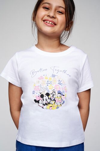 3 - White Graphic Straight Top, image 3