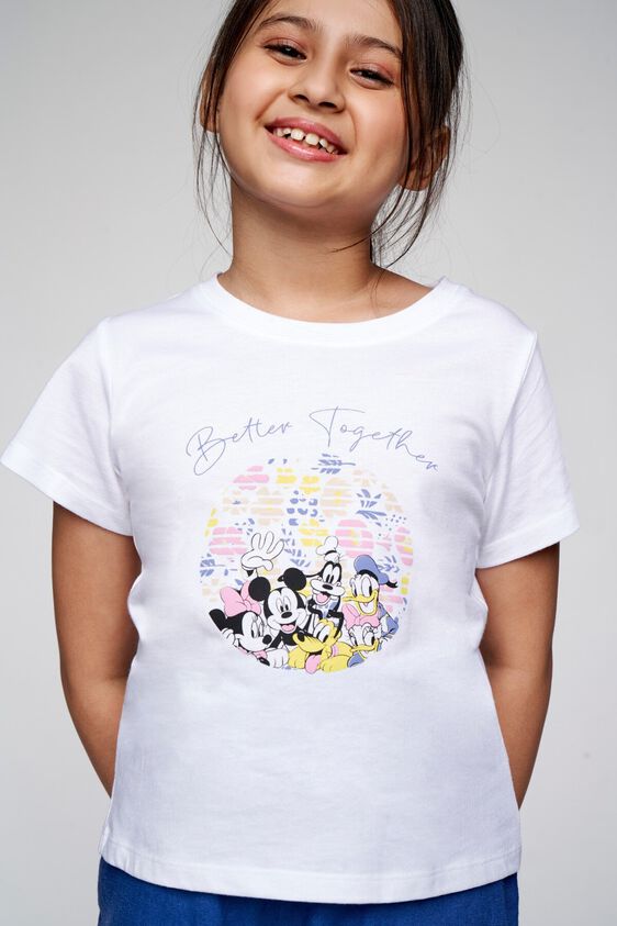 3 - White Graphic Straight Top, image 3