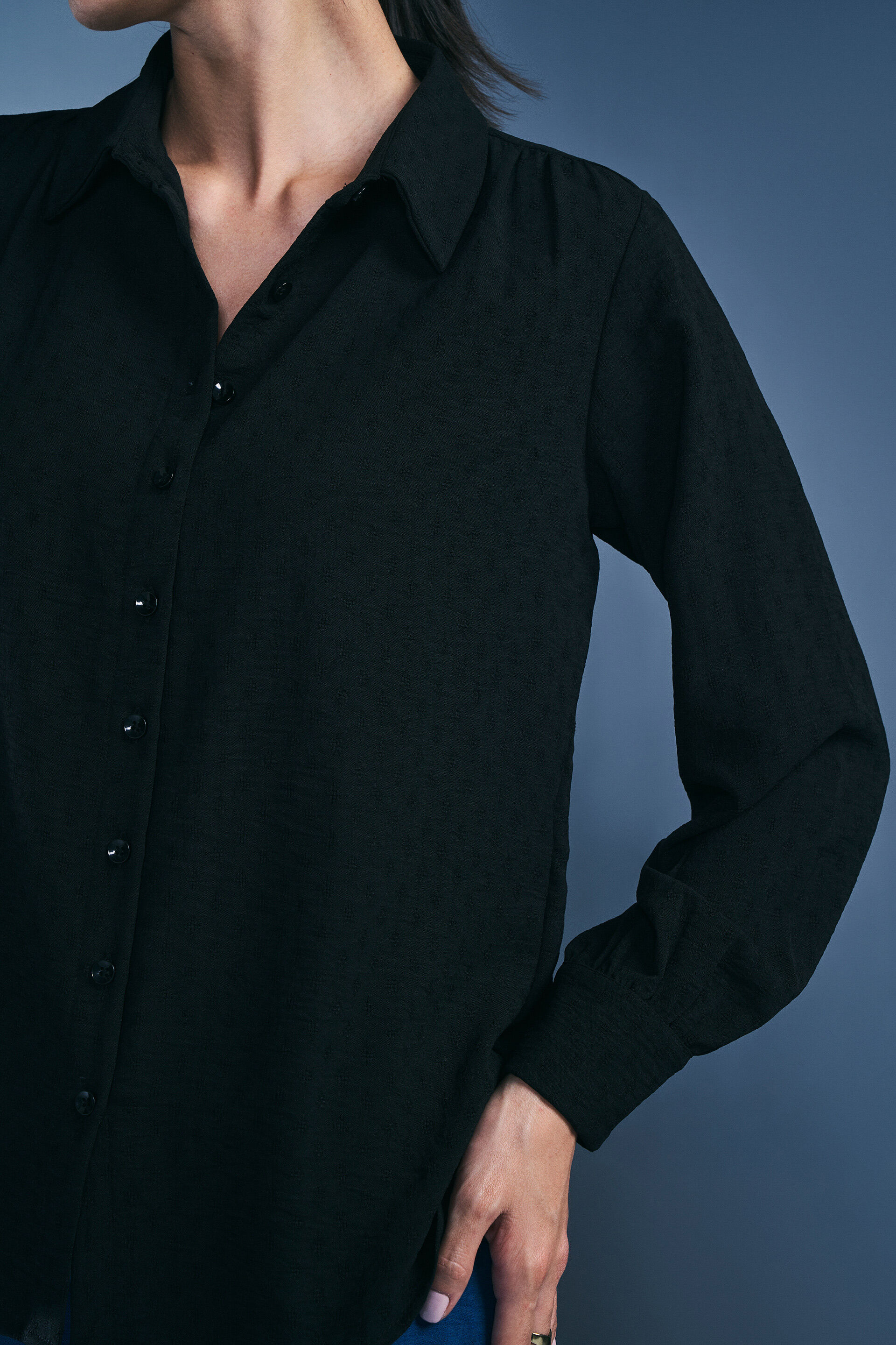 Classic Black Shirt, Black, image 6