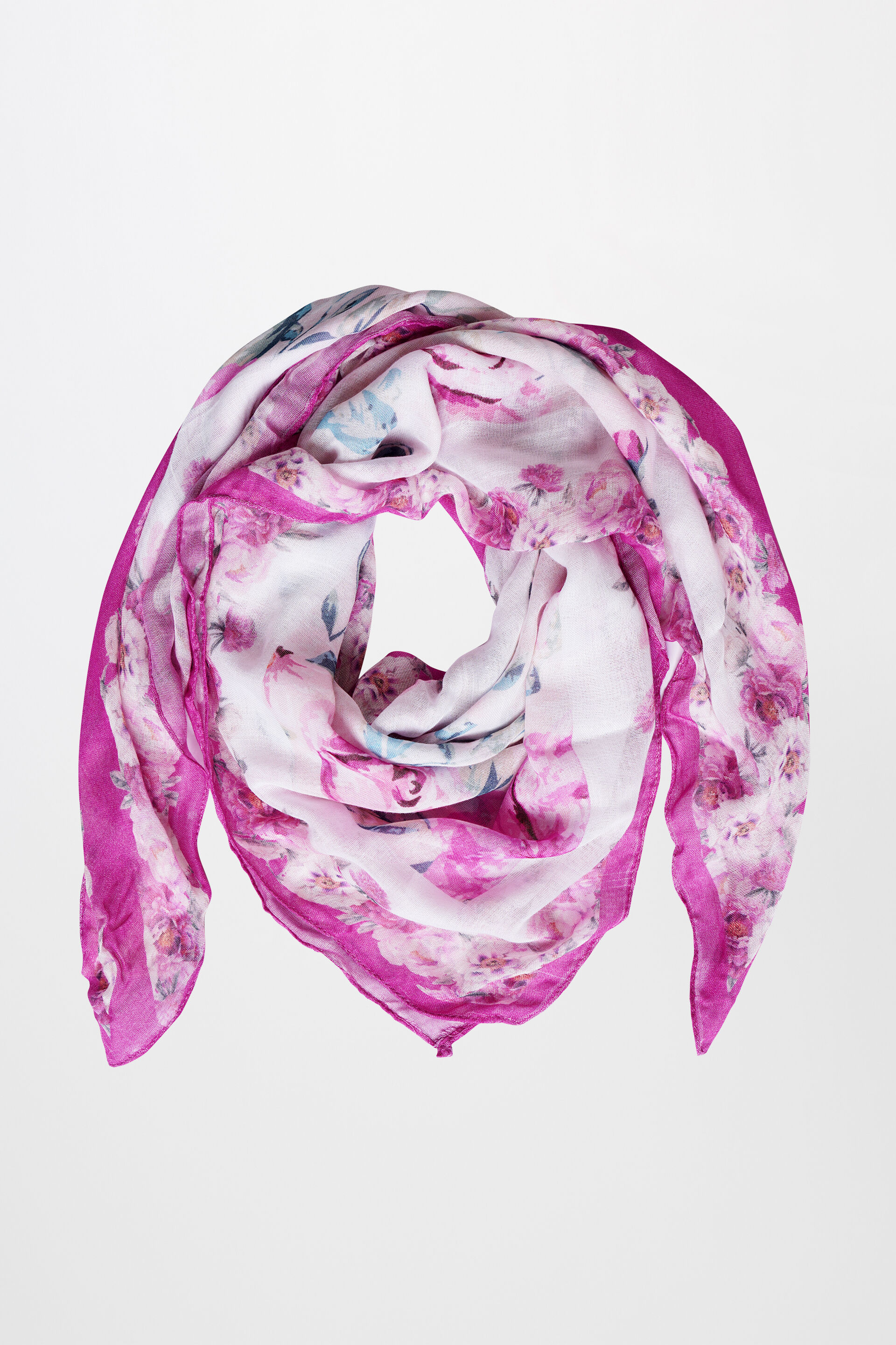 Pink Print Scarf, , image 1