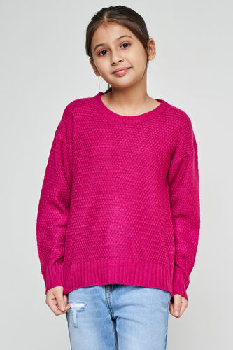 Magenta Straight Top, Magenta, image 2