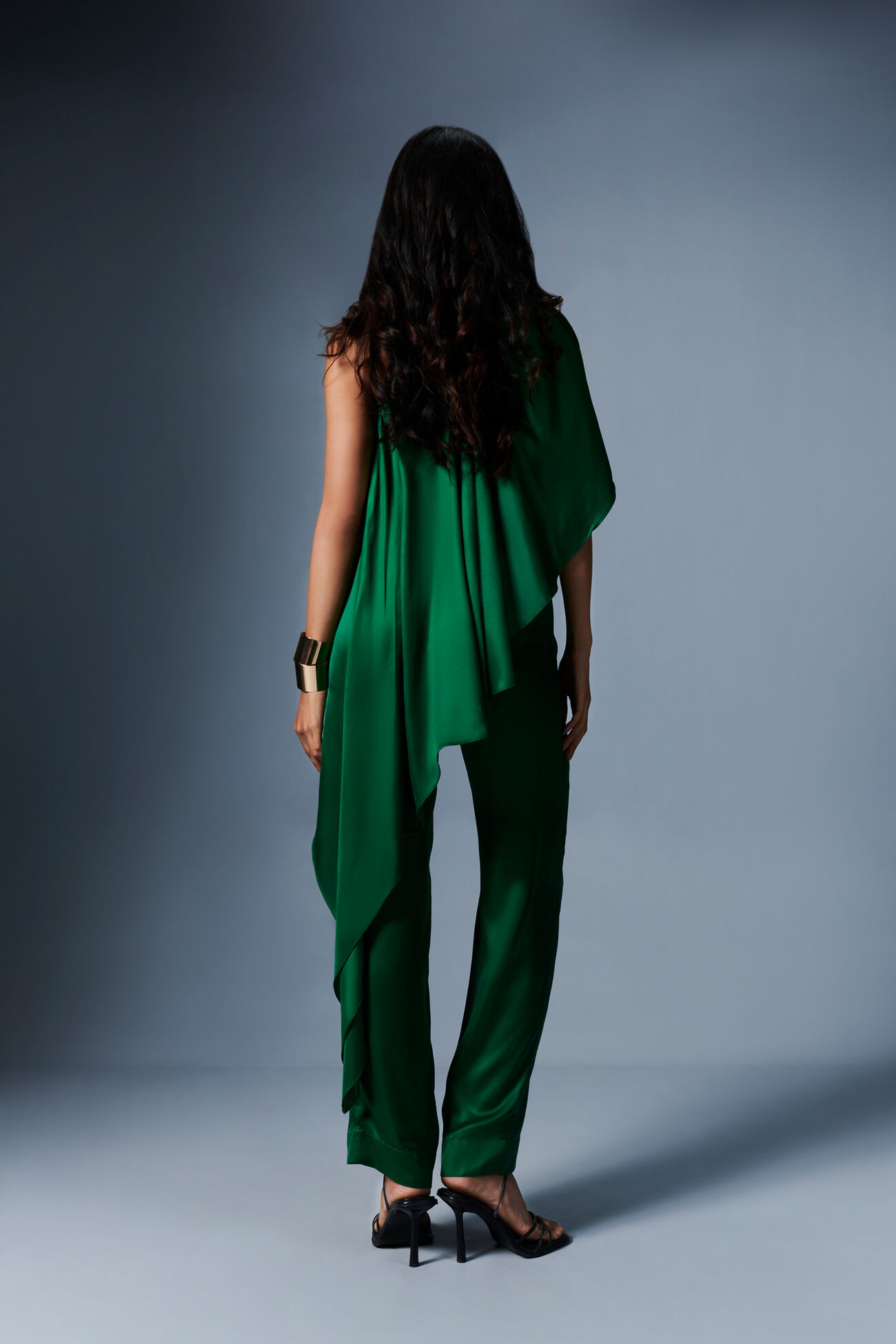 Emerald Elegance Co-ords Set, Green, image 4