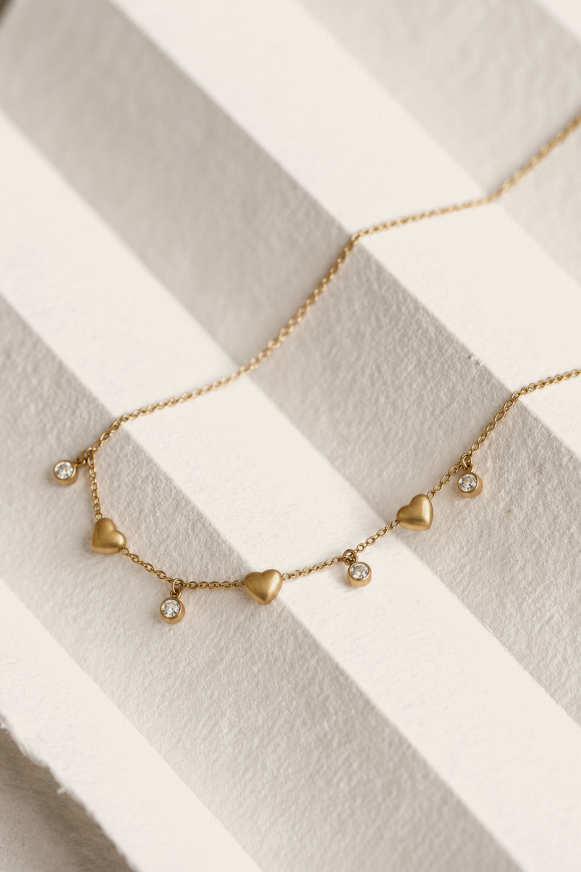 Dainty Pearl Charm Necklace