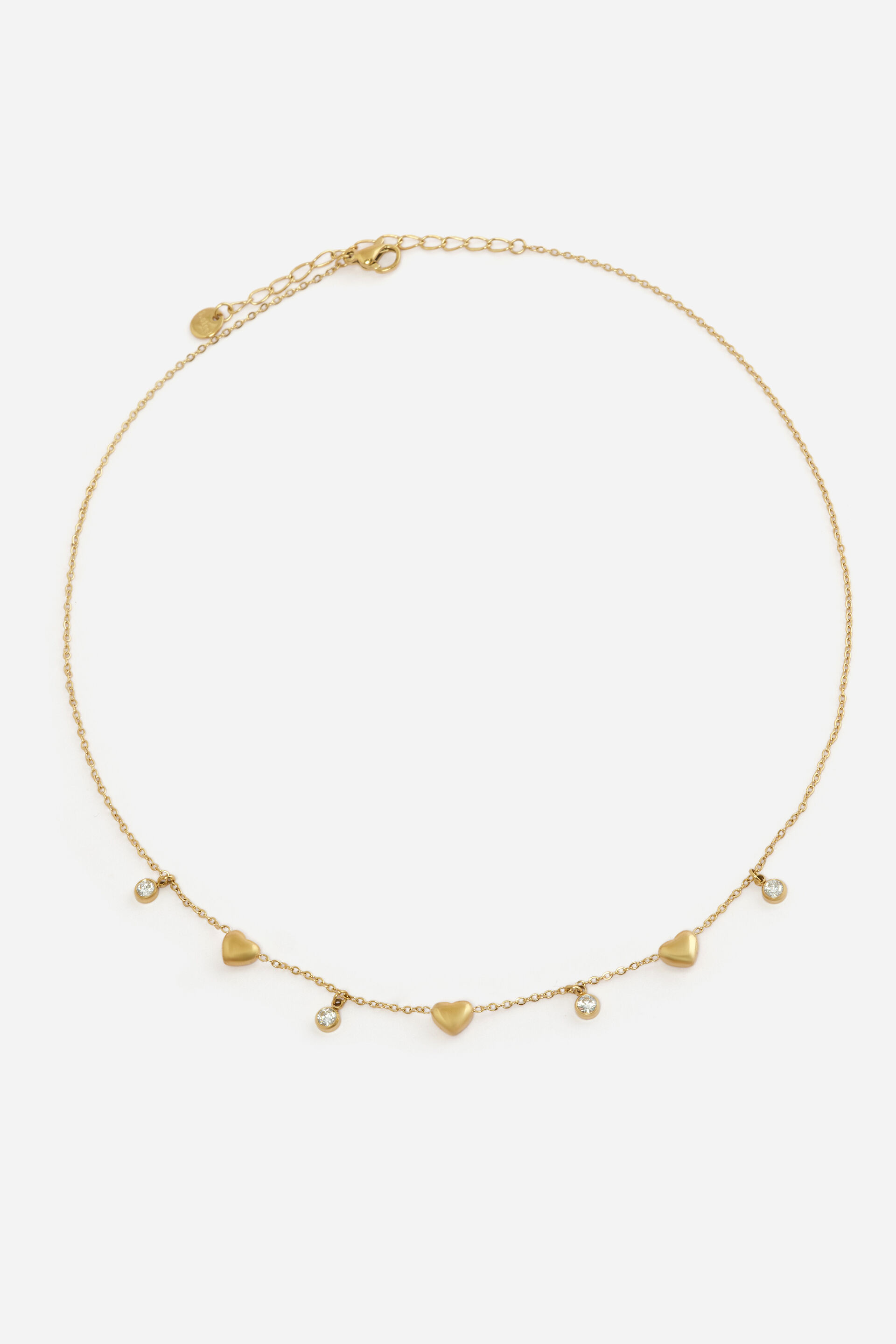 Dainty Pearl Charm Necklace, , image 1