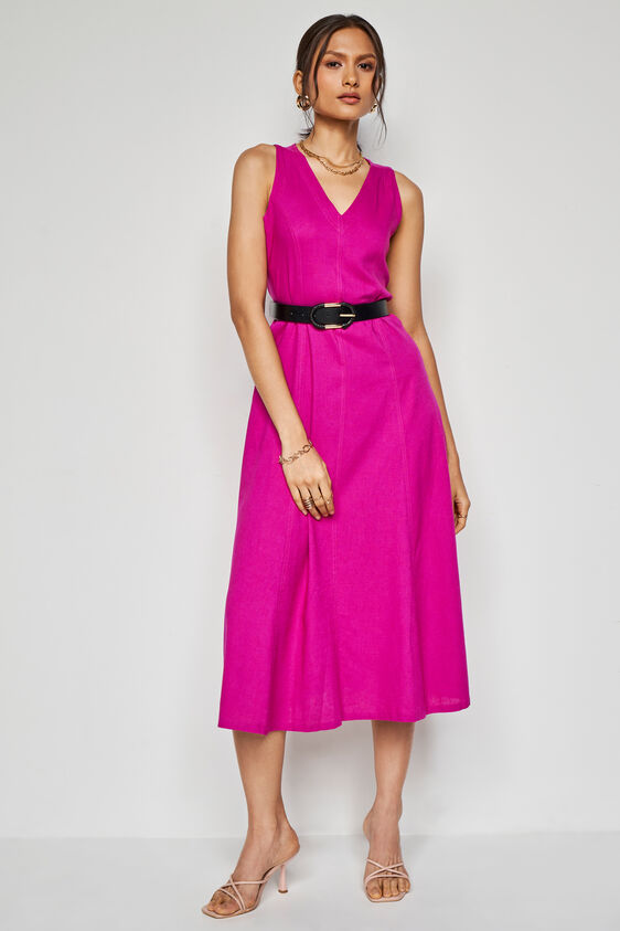 Power Play Dress, Magenta, image 3