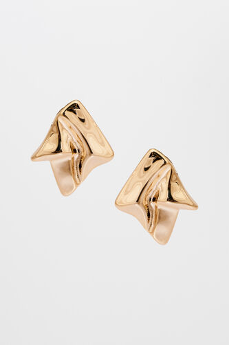 Gold Brass Earring, , image 1