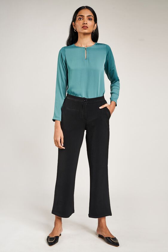1 - Teal Solid A-Line Top, image 1